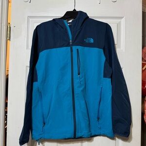 Jordan Men's Blue and Navy Windbreaker Jacket